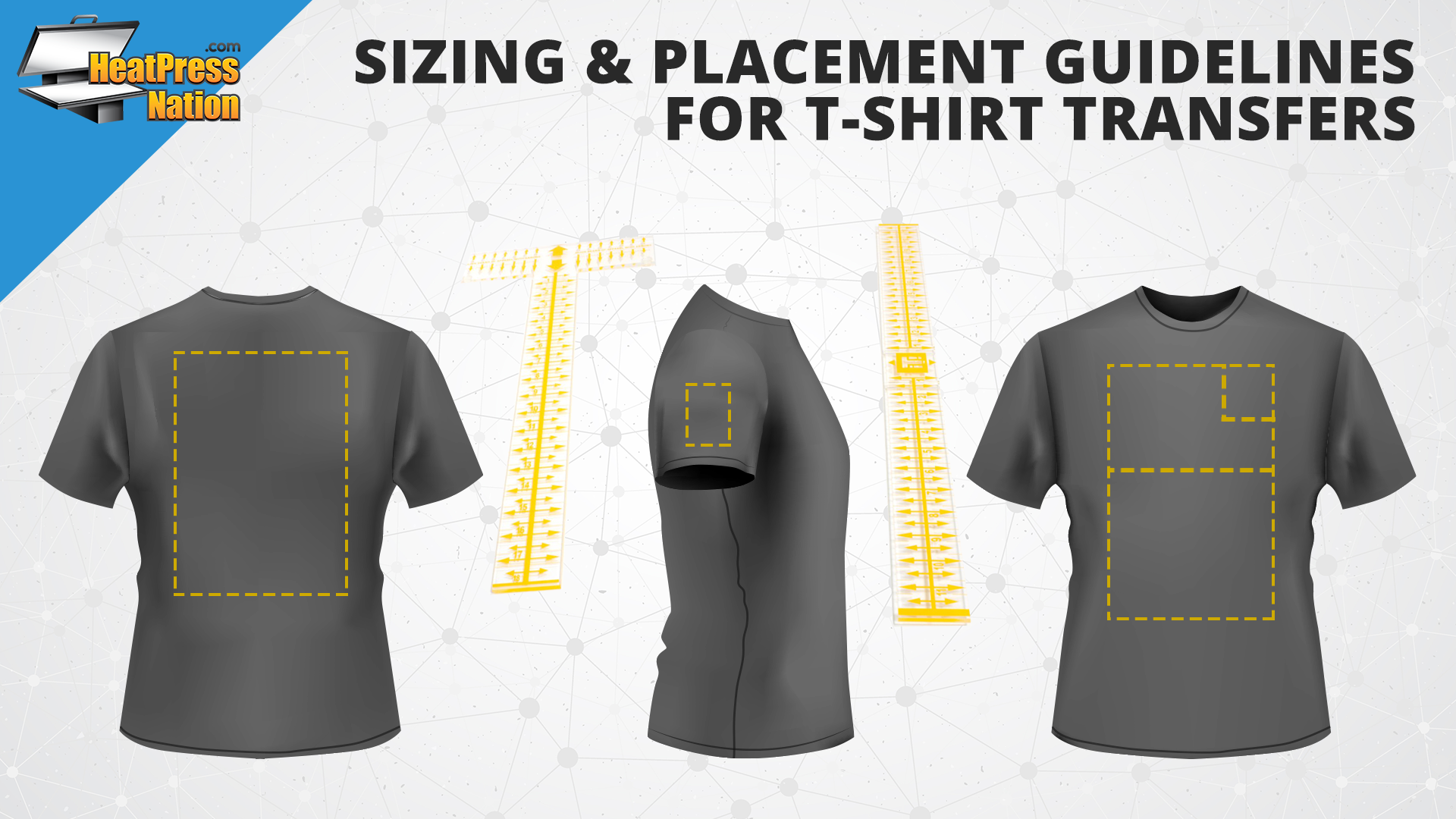Sublimation Sizing & Placement Chart