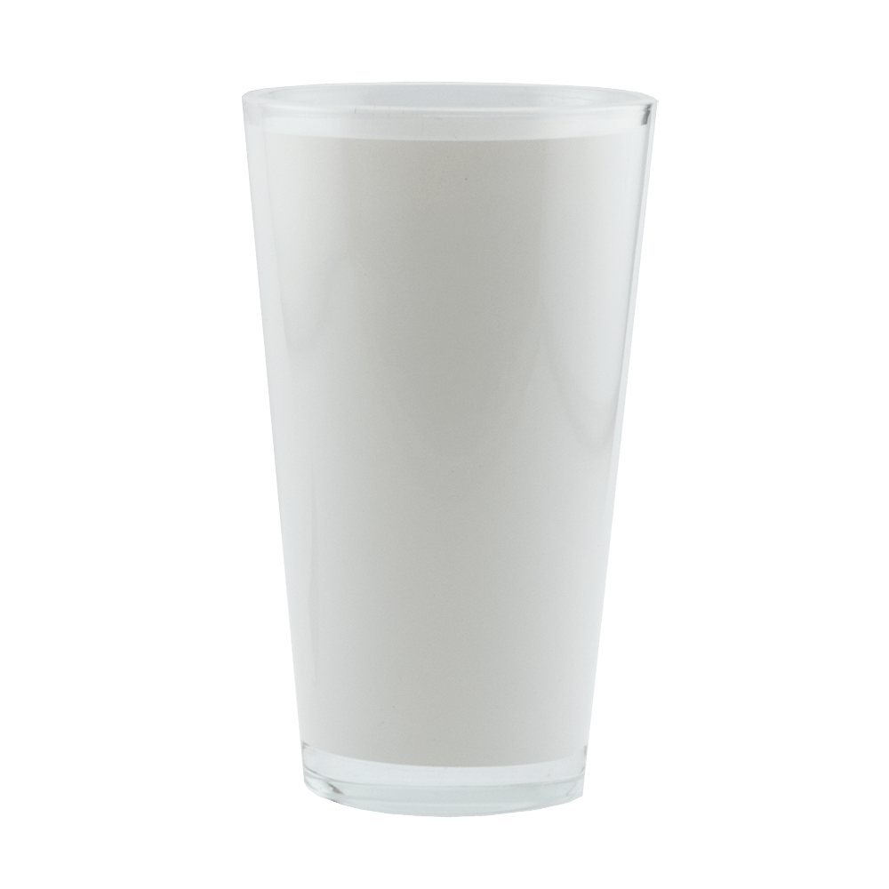 20 Pieces 16 oz Sublimation Glass Blanks, Frosted Beer Can Glasses with  White