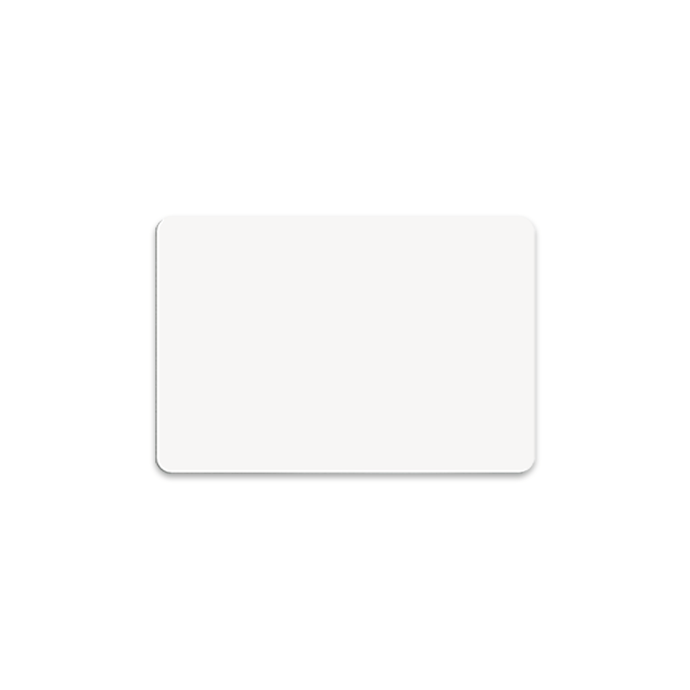 Unisub 3" x 2" Sublimation Aluminium Name Badge - Matte White - HeatPressNation