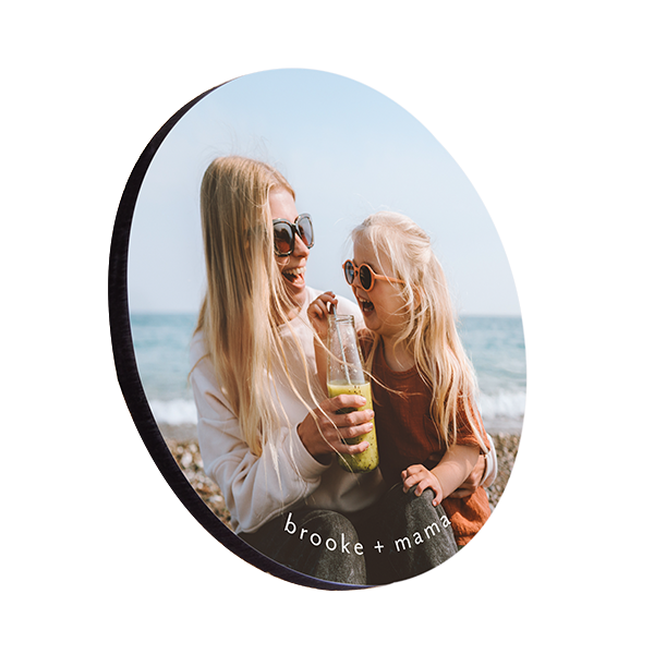 Unisub 3.75" Round Sublimation MDF Premium Coaster with Cork Back - HeatPressNation