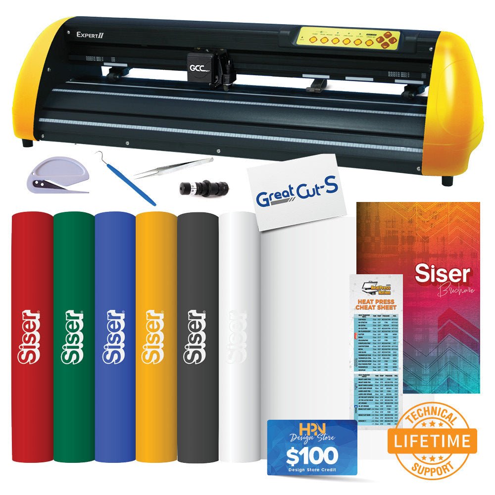 GCC Expert II 24 LX Vinyl Cutter Complete Bundle - HeatPressNation