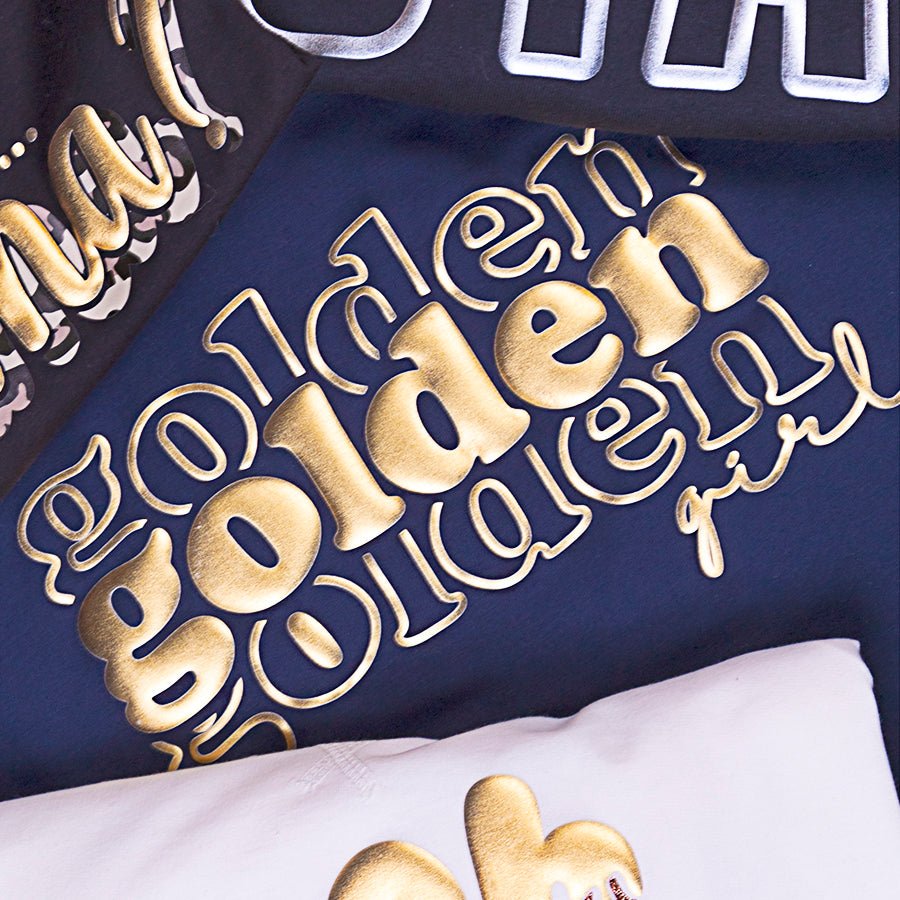 Siser EasyPuff Metallic Heat Transfer Vinyl 12" - By the Yard - HeatPressNation