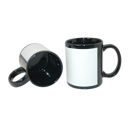 HPN SubliCraft Patch mug 330 ml black Sublimation Thermal Transfer