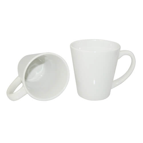 HPN SubliCraft Small Latte mug JS Coating white Sublimation Thermal Transfer