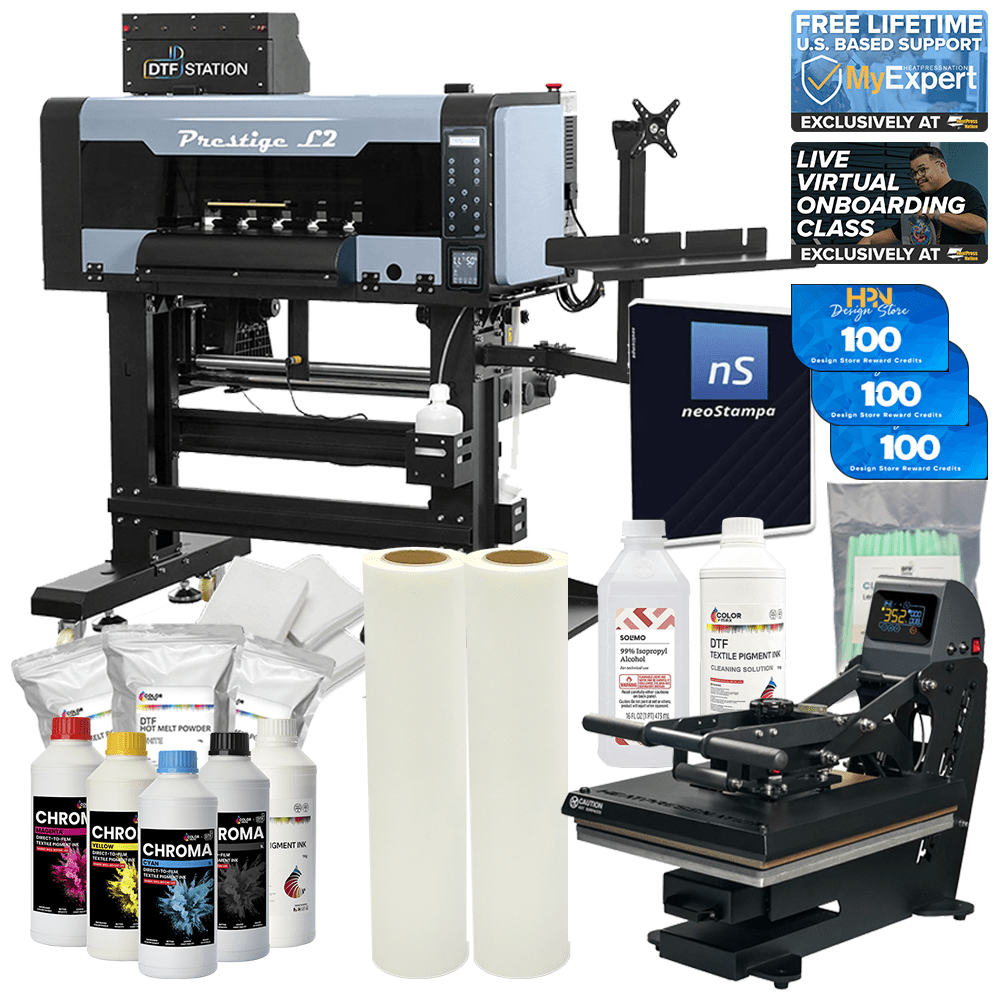 DTF Station Prestige L2 16" Printer with Supply Bundle - HeatPressNation