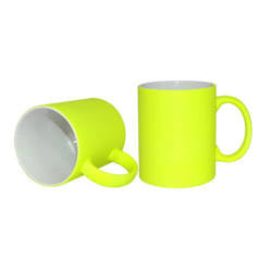 HPN SubliCraft Mug Fluo Color, yellow matte Sublimation Thermal Transfer