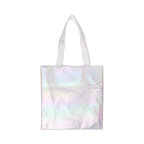 HPN SubliCraft Sublimation bag 34 x 36 cm - holo effect - white
