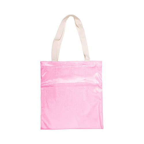 HPN SubliCraft Glitter bag for sublimation 34 x 37 cm - pink