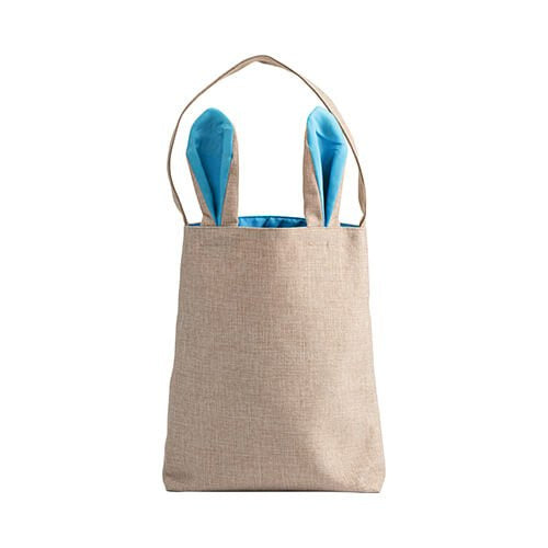 HPN SubliCraft Linen bag 29 x 34 cm for sublimation - blue handles