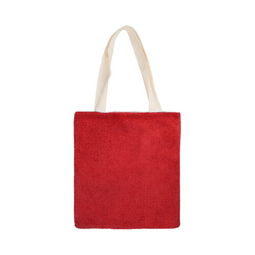 HPN SubliCraft Plush bag 34 x 37 cm for sublimation - red