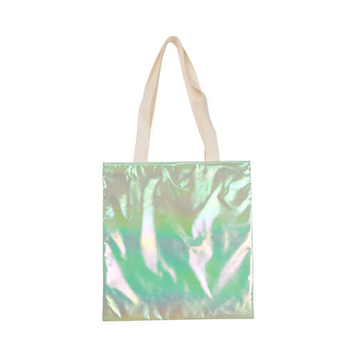 HPN SubliCraft 34 x 36 cm bag for sublimation - holo effect - light green