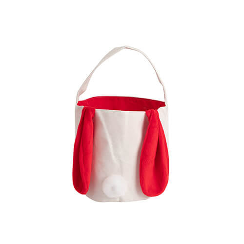 HPN SubliCraft Bag in the shape of a hare for sublimation - red ears