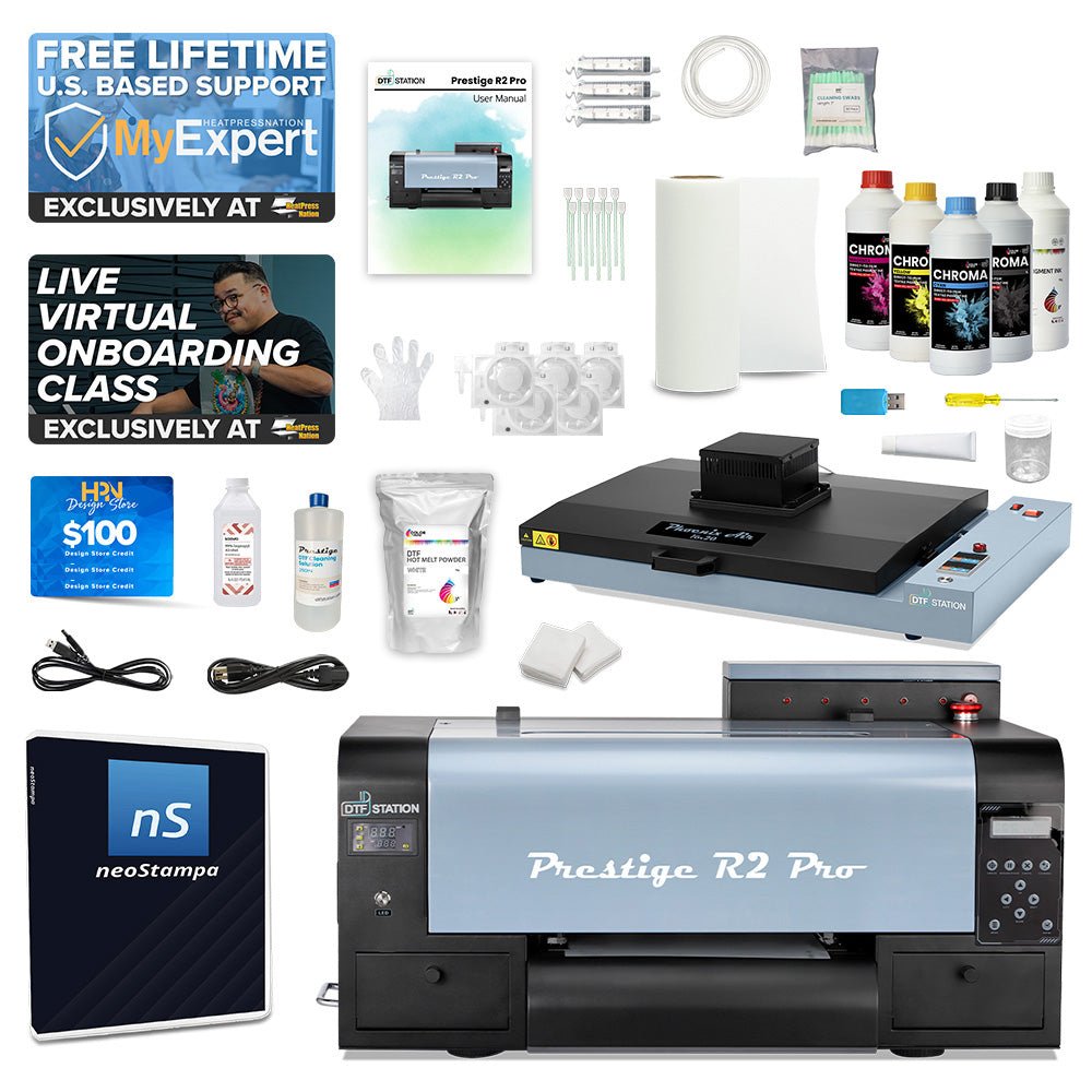 DTF Station Prestige R2 Pro 13" Curing Oven Bundle - HeatPressNation