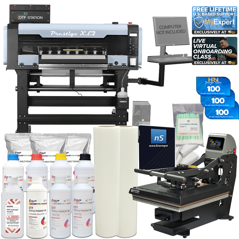 DTF Station Prestige XL2 24" Printer with Supply Bundle