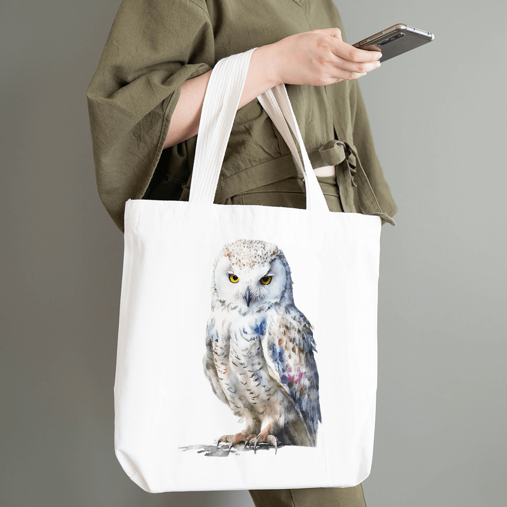 Snow Owl Front Design - HeatPressNation