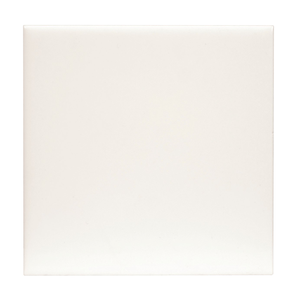 HPN SubliCraft 8" x 8" White Gloss Sublimation Ceramic Tile - 36 per Case - HeatPressNation