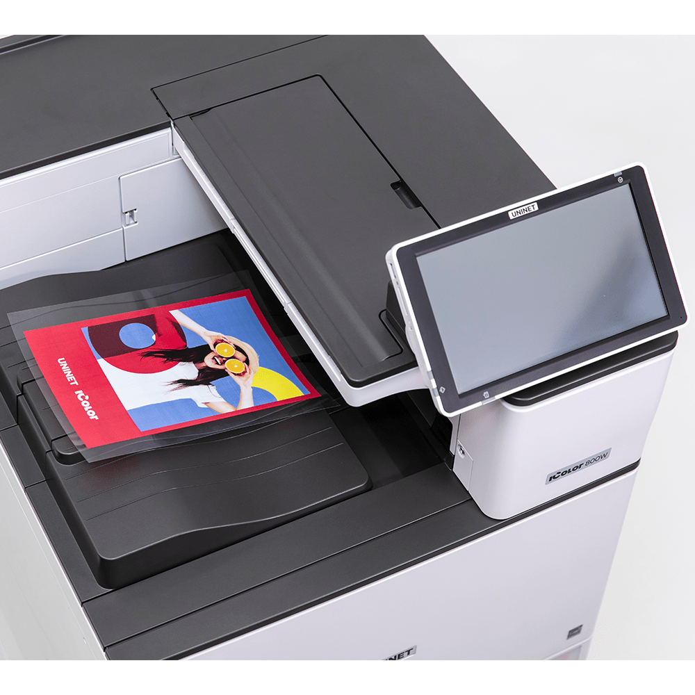 Uninet IColor 800W Pro White Toner DTF Printer with IColor ProRIP, SmartCUT Software, Masterclass, and Rolling Cart Storage - HeatPressNation