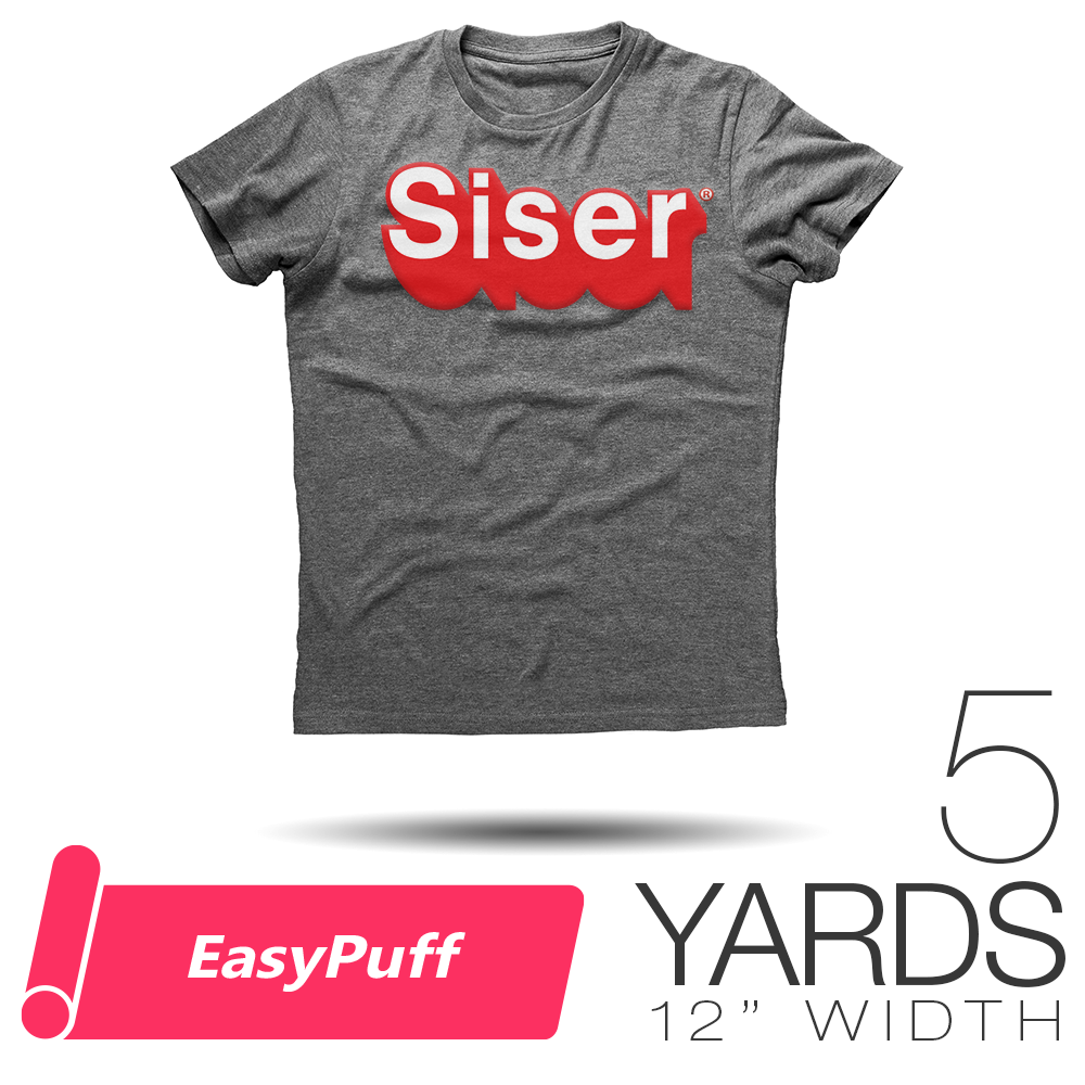 Siser EasyPuff Heat Transfer Vinyl - 12 x 5 Yards