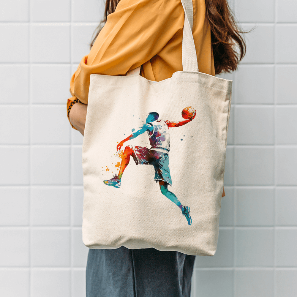 Splatter Basketball Jumping Design - HeatPressNation