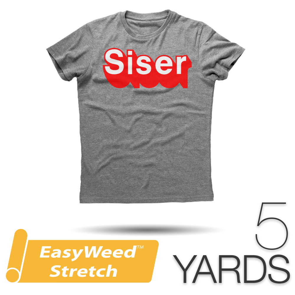 EasyWeed Stretch Heat Transfer Vinyl, 15 Roll - White - Southeastern Sign  Supply