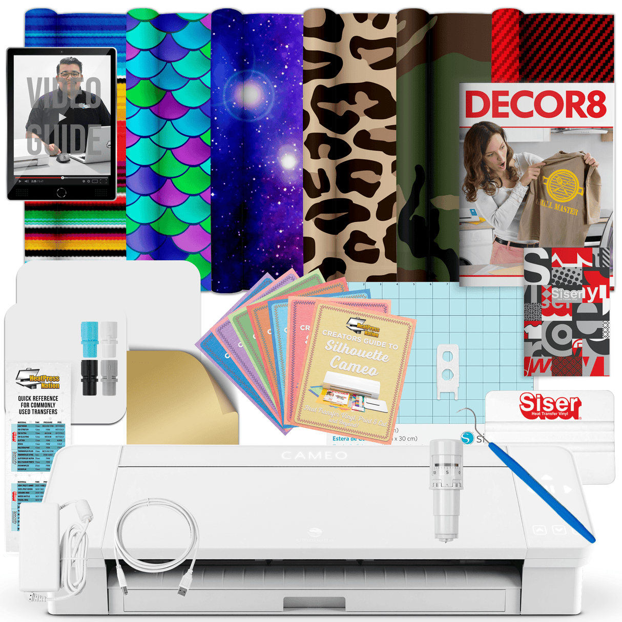 Silhouette Cameo 4 Siser EasyPatterns HTV Bundle - HeatPressNation