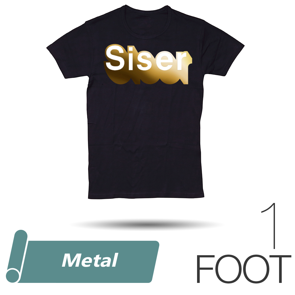 Siser Metal Heat Transfer Vinyl 20 By-The-Foot