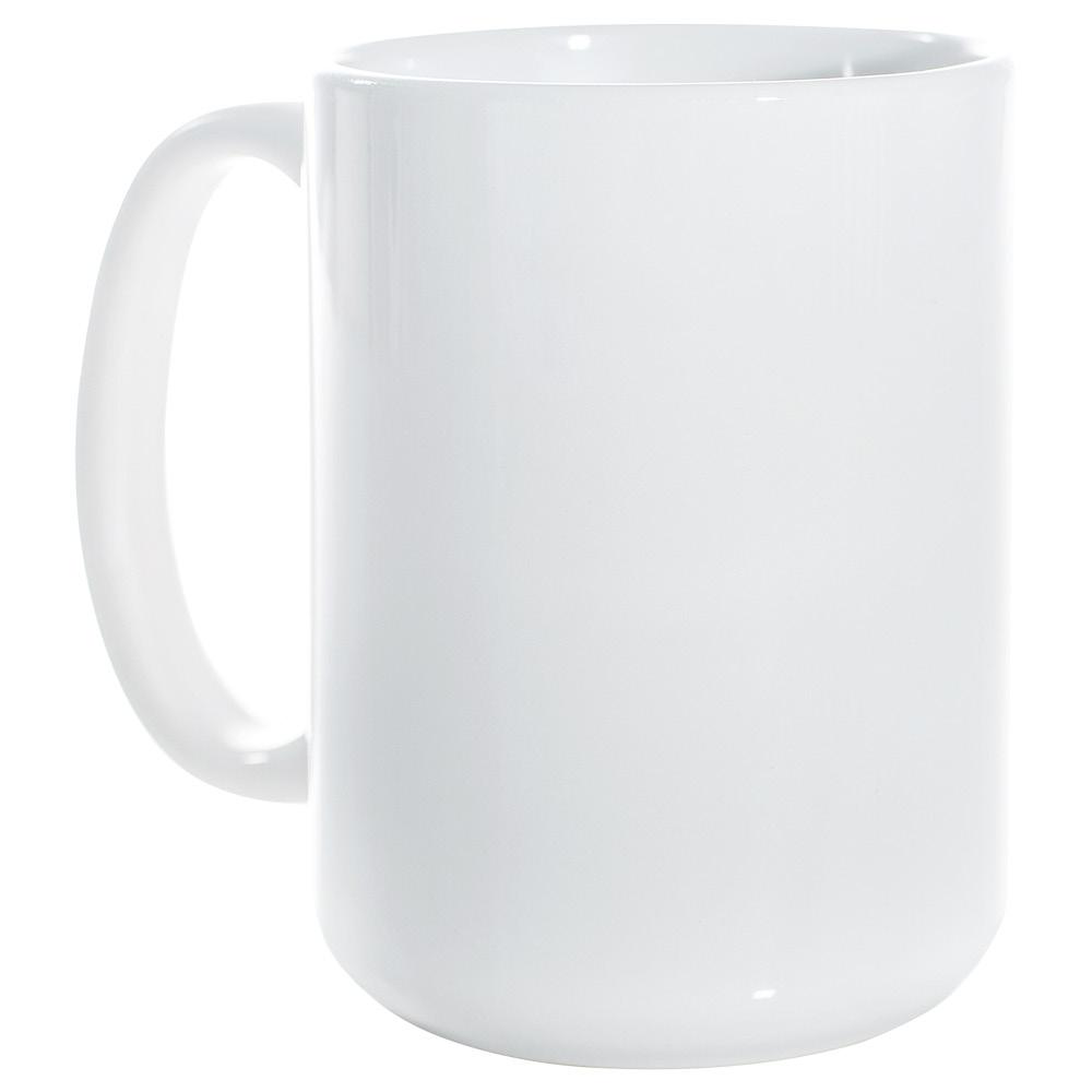 15 oz Sublimation Mugs with Colors inside and Handle, outside white Ceramic  Mugs, DIY Cups, Bulk