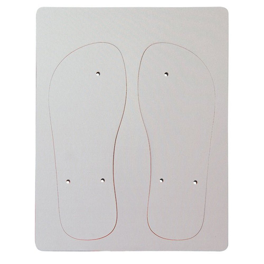 HPN SubliCraft Sublimation Rubber Flip - flop Sandals - 20 per Case - HeatPressNation