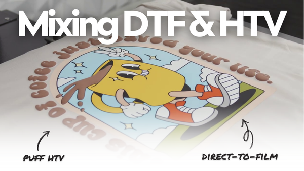 Mixing DTF and Specialty HTV