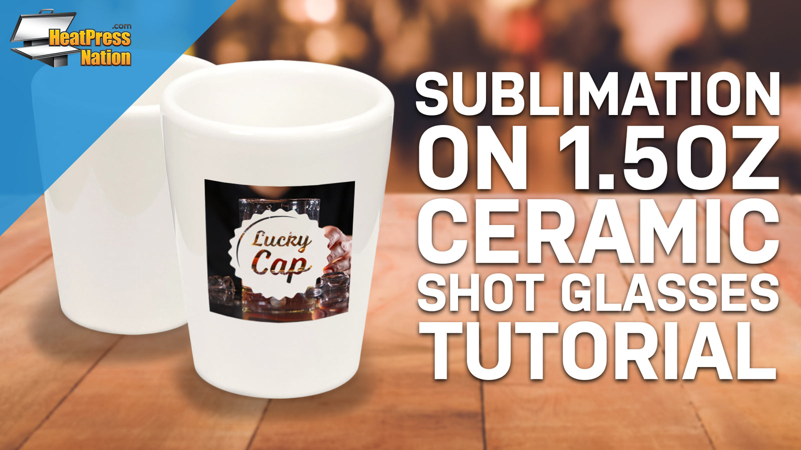 How To Sublimate a 1.5oz Ceramic Shot Glass - HeatPressNation