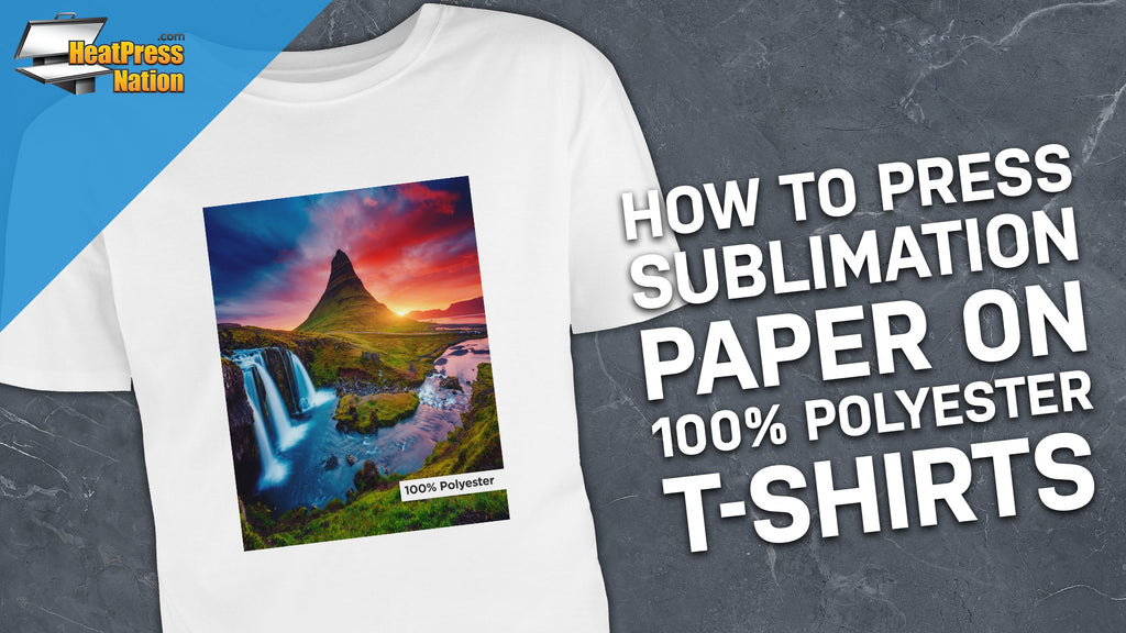 How to Sublimate 100% COTTON 