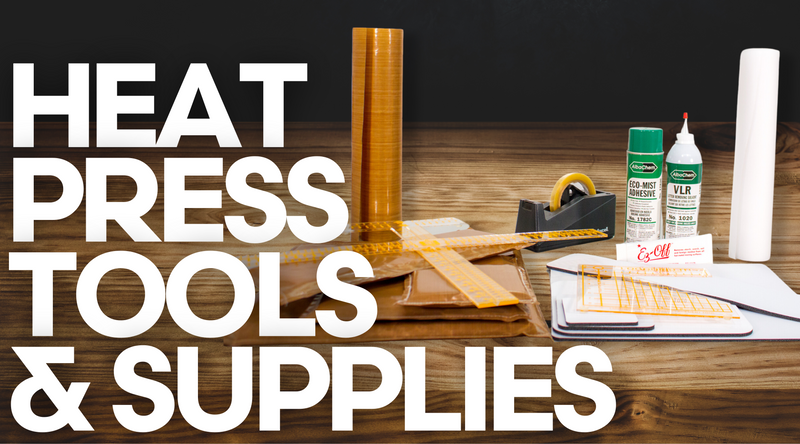 Heat Press Tools & Supplies: What They Are and What They're For