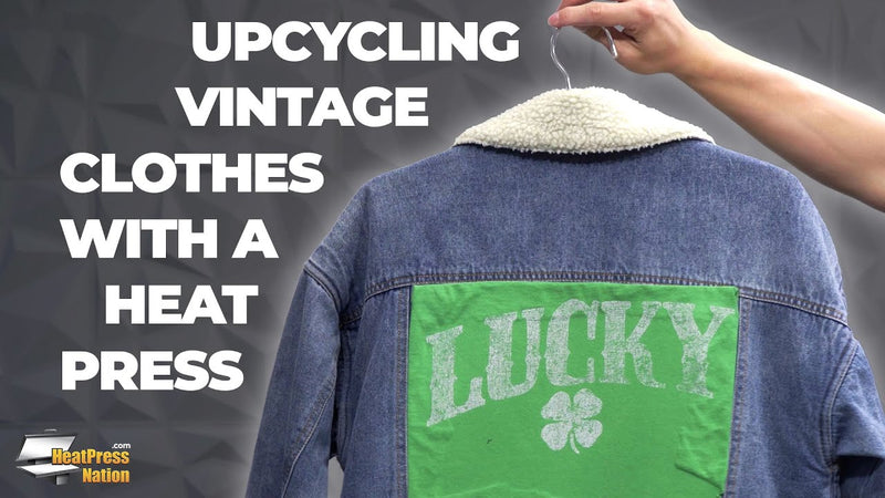 Upcycling Vintage Clothes With A Heat Press