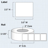 Uninet Clear Gloss Lamination Label Roll for IColor 250