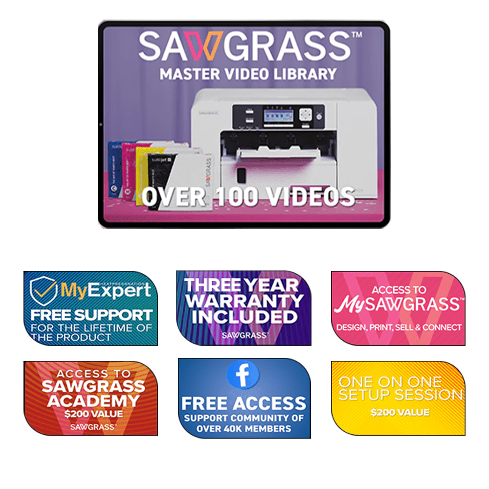 Sawgrass ChromaBlast SG500 UHD Garment Decorating System For Cotton Fabric
