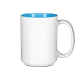 HPN ORCA Premium 15 oz. Two Tone Sublimation Ceramic Mug - 36 per Case