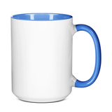 HPN ORCA Premium 15 oz. Inner + Handle Sublimation Ceramic Mug - 36 per Case - HeatPressNation