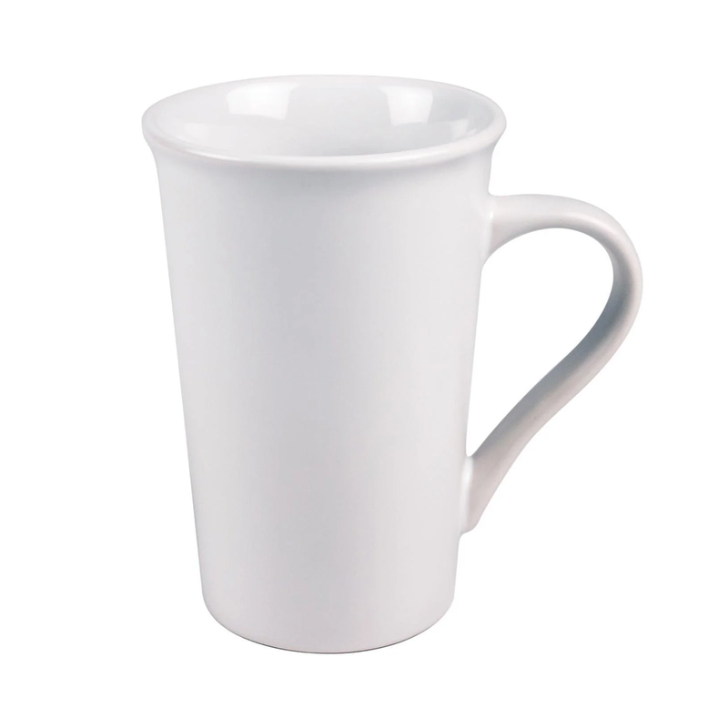 HPN SubliCraft 16 oz. Glossy Sublimation Ceramic Latte Mug - 24 Per Case