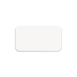 Unisub 3" x 1.5" Sublimation FRP Name Badge - Matte White - HeatPressNation