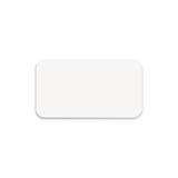 Unisub 3" x 1.5" Sublimation FRP Name Badge - Matte White - HeatPressNation