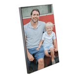 ChromaLuxe 20" x 16" Sublimation MDF Photo Panel - Gloss White/Black Back - HeatPressNation
