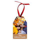 Unisub 4" x 2.45" Sublimation Aluminum Gift Tag Ornament - HeatPressNation