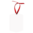 Unisub 4" x 2.75" Sublimation Aluminum Angled Tag Ornament - HeatPressNation