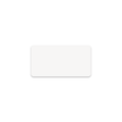 Unisub 3" x 1.5" Sublimation Aluminium Name Badge - Gloss White - HeatPressNation
