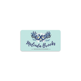 Unisub 3" x 1.5" Sublimation Aluminium Name Badge - Gloss White - HeatPressNation