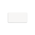 Unisub 3" x 1.5" Sublimation Aluminium Name Badge - Matte White - HeatPressNation