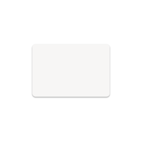 Unisub 3" x 2" Sublimation Aluminium Name Badge - Gloss White - HeatPressNation