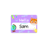 Unisub 3" x 2" Sublimation Aluminium Name Badge - Gloss White - HeatPressNation