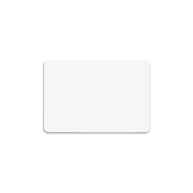 Unisub 3" x 2" Sublimation Aluminium Name Badge - Matte White - HeatPressNation