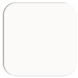 Unisub 3.54" x 3.54" Sublimation Hardboard Square Coaster - Semi Gloss White/Raw Back - HeatPressNation